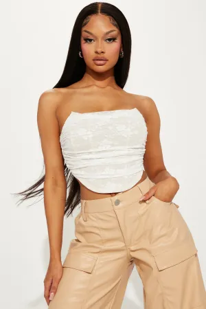 Amaria Corset Top - Ivory