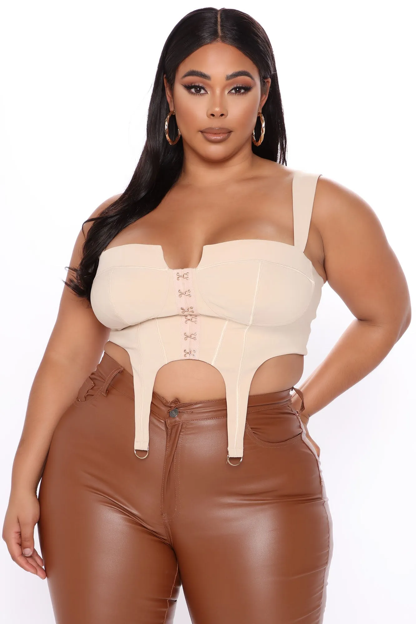 Bad Ass Corset - Taupe