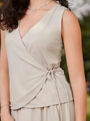 Breezy Adjustable Tie Wrap Vest