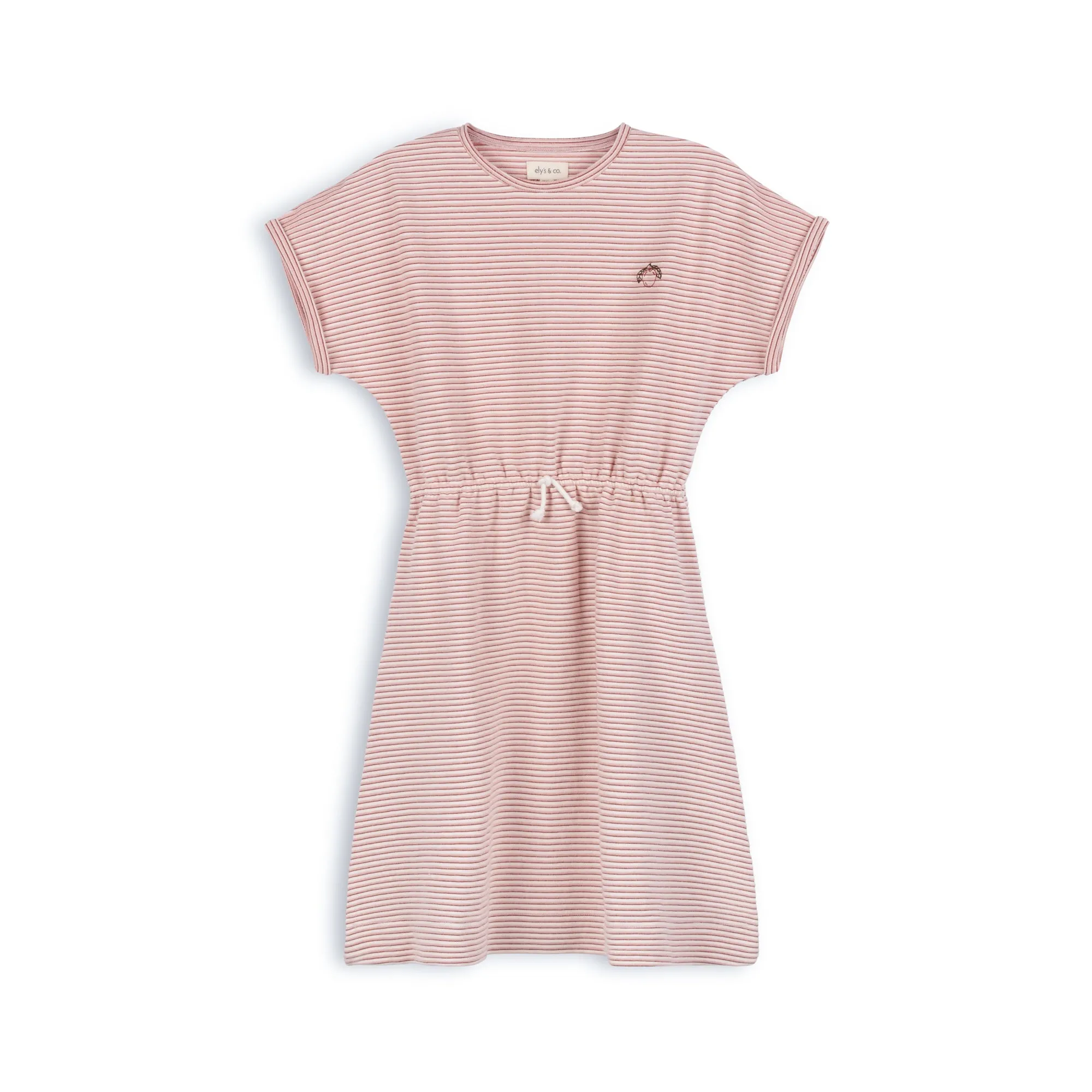 ELYS & CO. METALLIC STRIPE DRESS