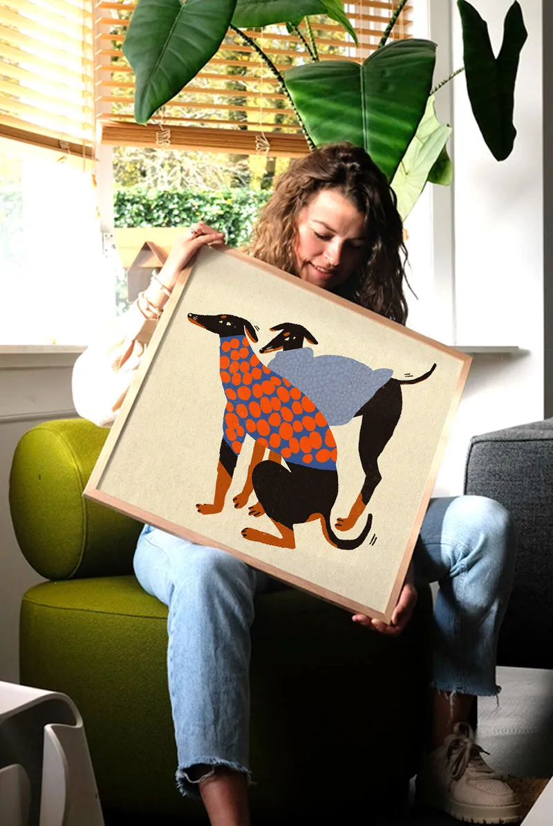 Enikő Eged - Autumn-Themed Dog Illustrations