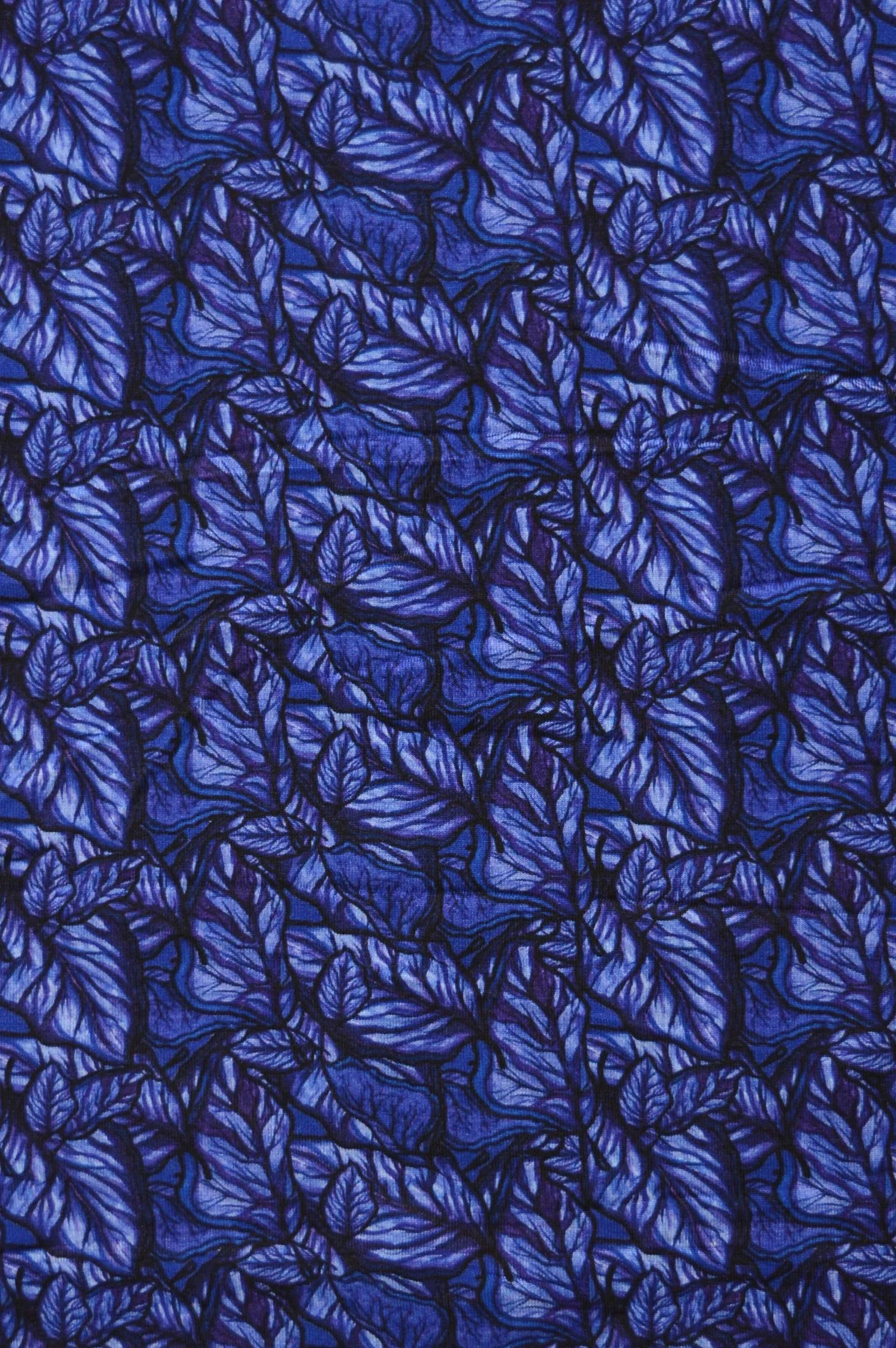 Franca L/S Top, Midnight Leaves, Bamboo - Final Sale