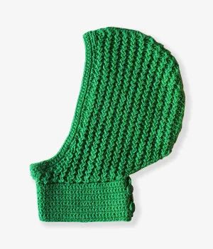 FUMIKA_UCHIDA/Shetland Hand Crochet/HEAD CAP(SPINACH)