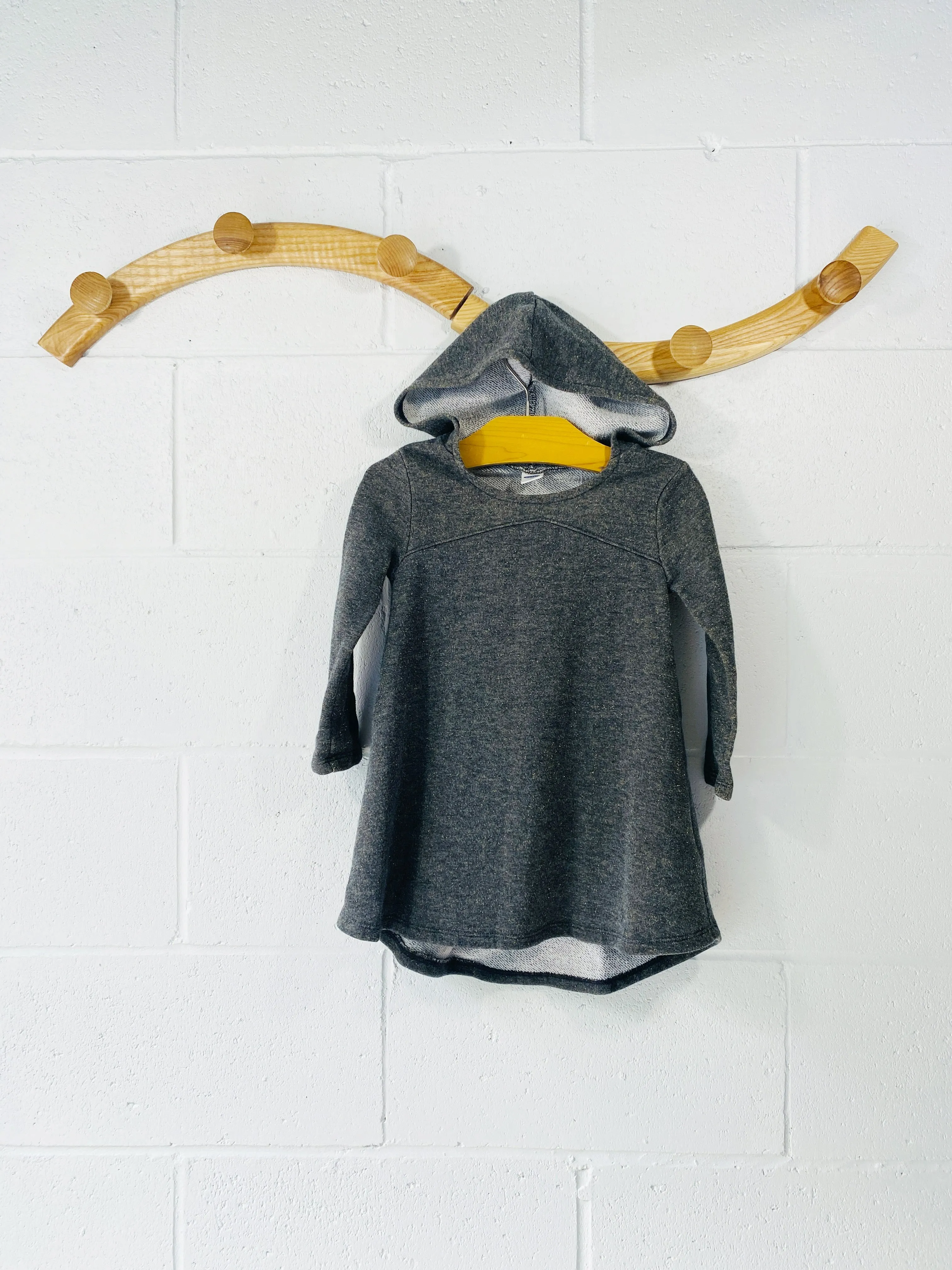 Grey   Gold Sparkle Dress, 2 years