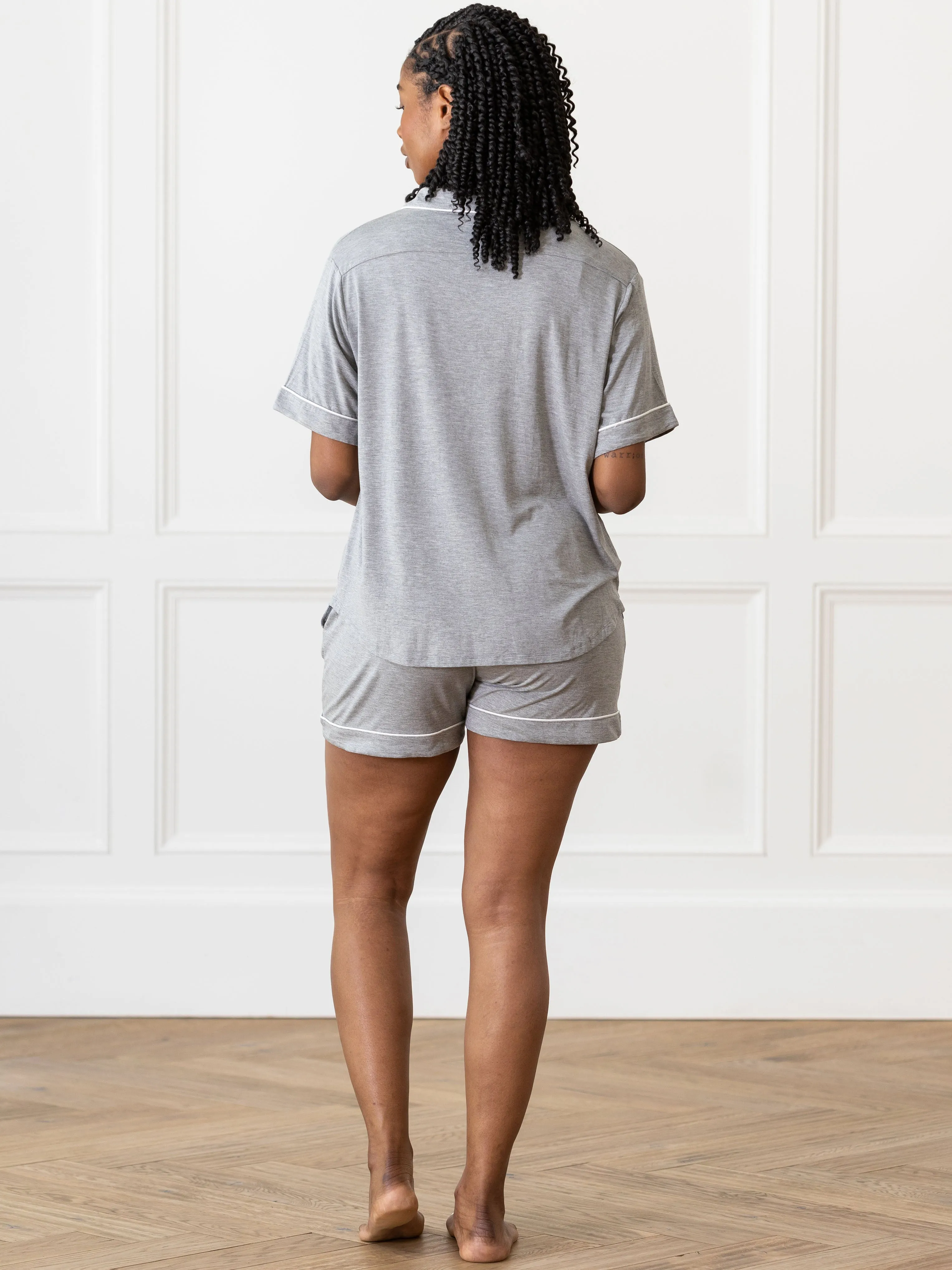 Last Chance Women's Bamboo Stretch-Knit Short Sleeve Pajama Top