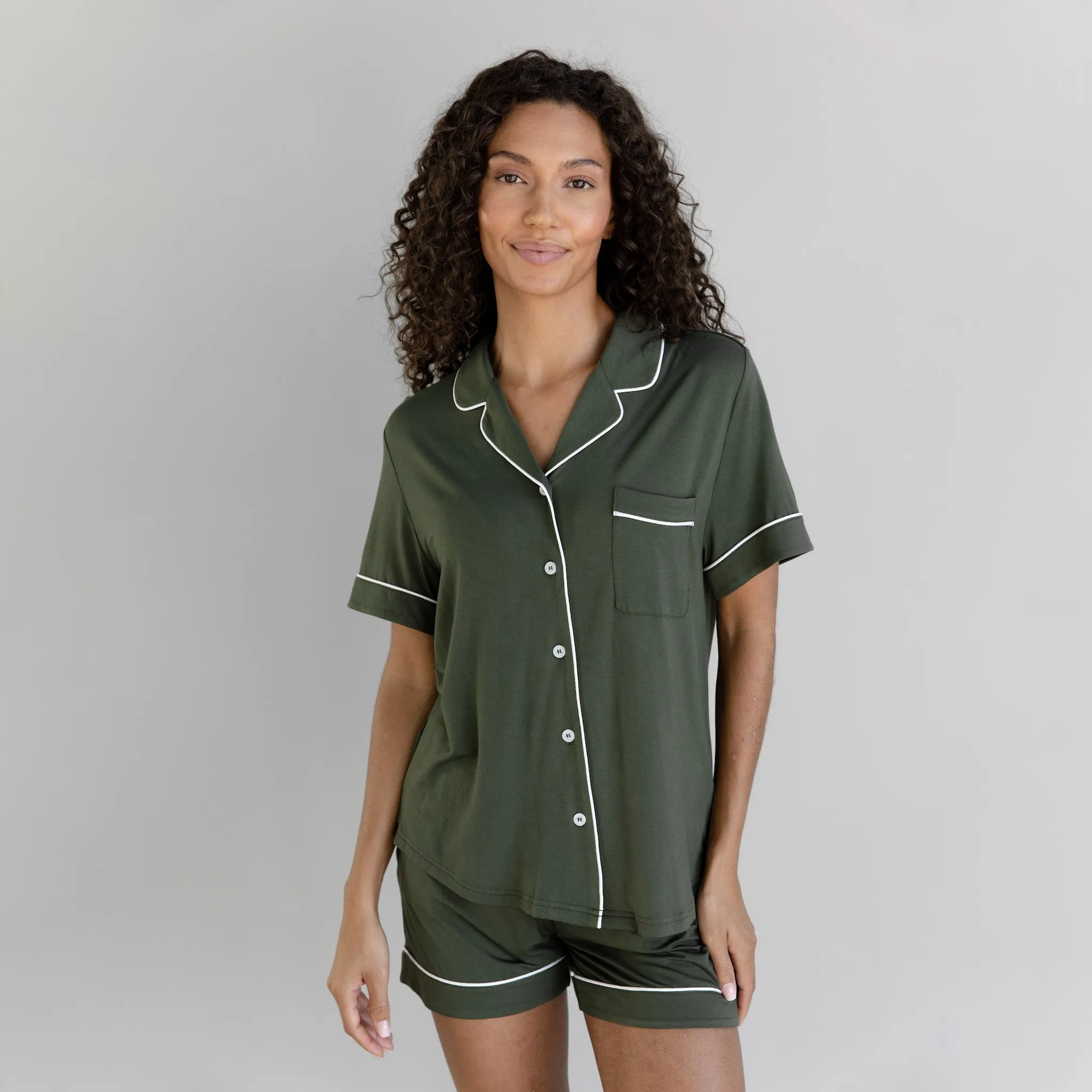 Last Chance Women's Bamboo Stretch-Knit Short Sleeve Pajama Top