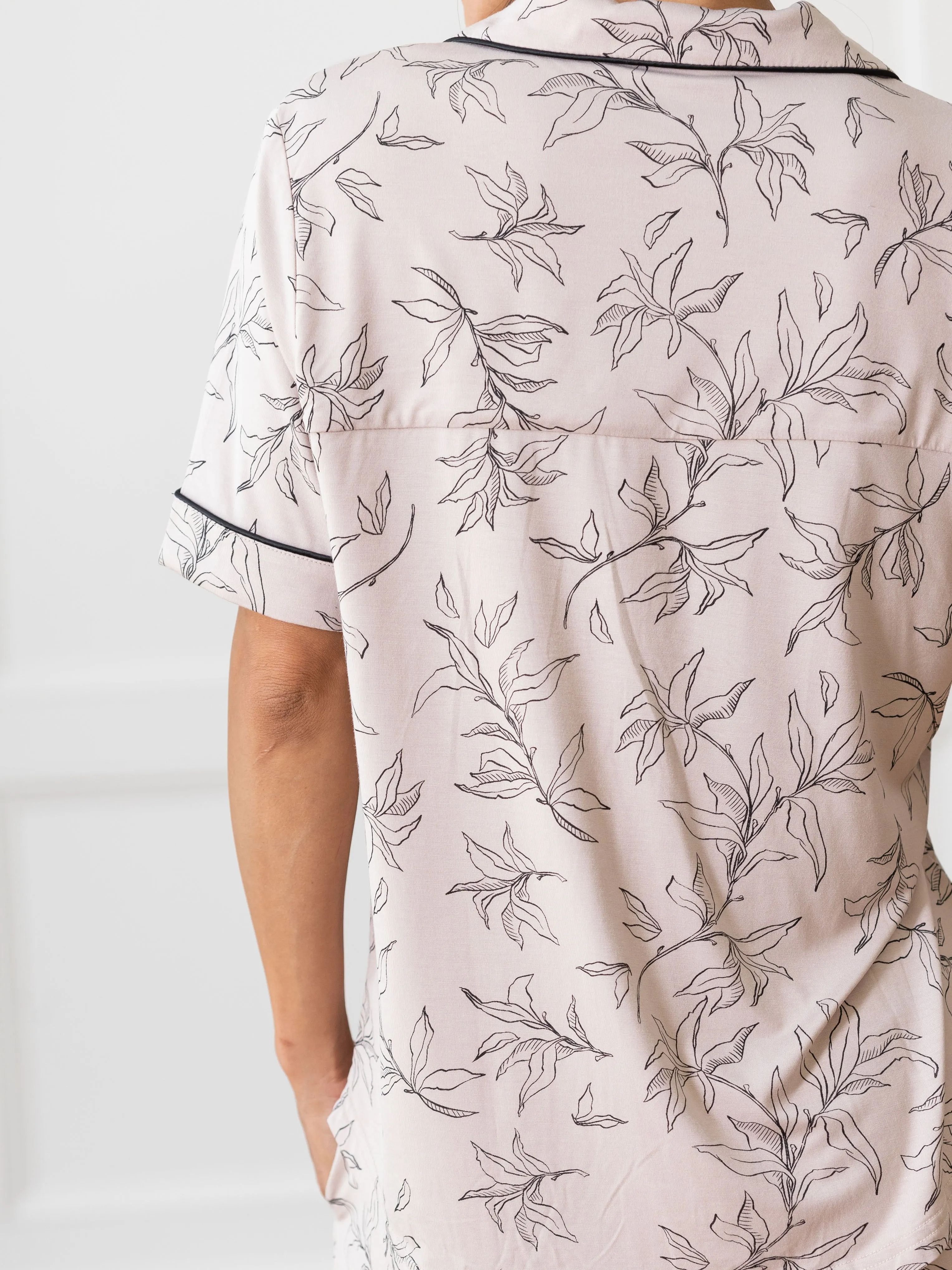 Last Chance Women's Bamboo Stretch-Knit Short Sleeve Pajama Top