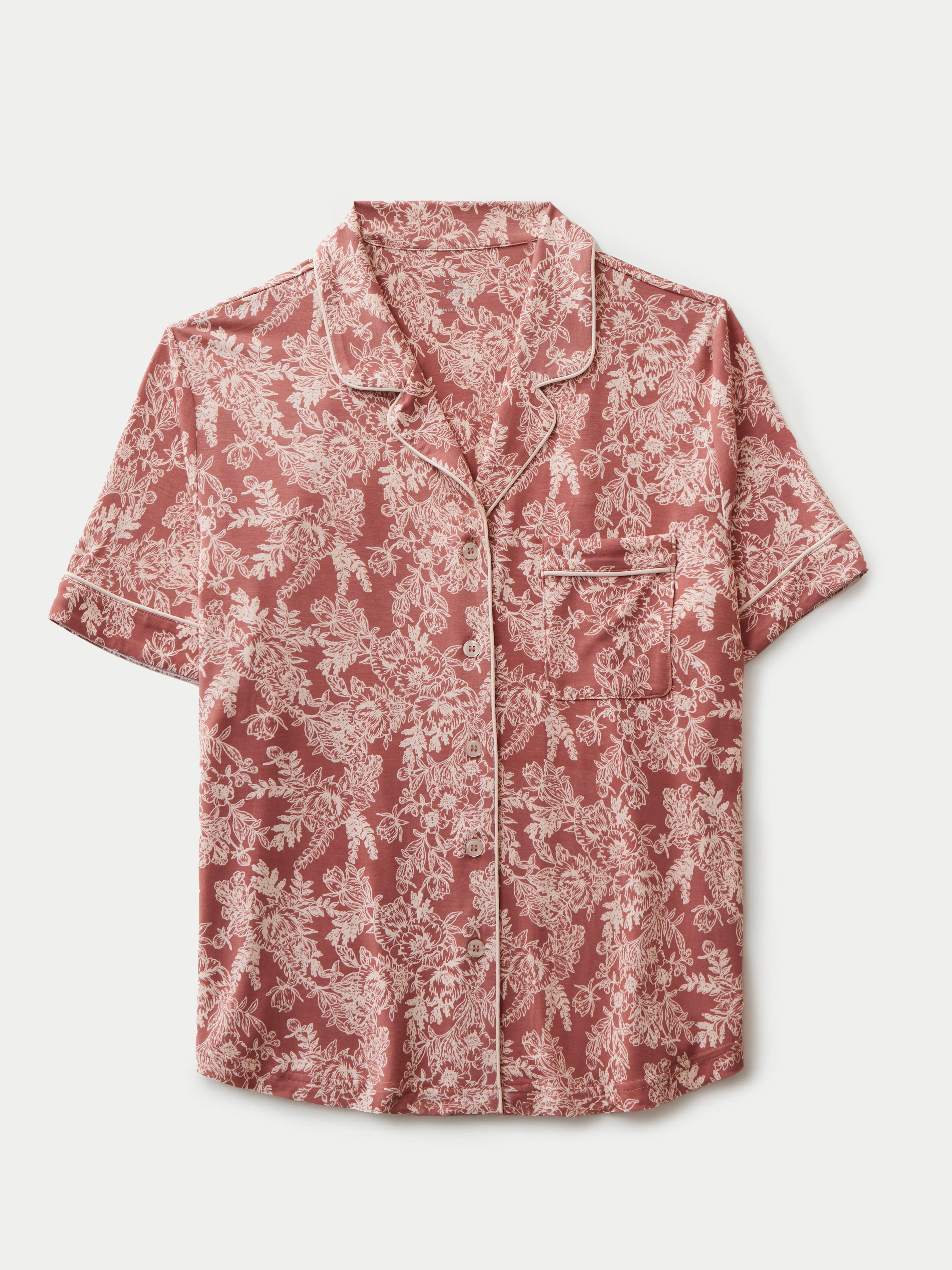 Last Chance Women's Bamboo Stretch-Knit Short Sleeve Pajama Top