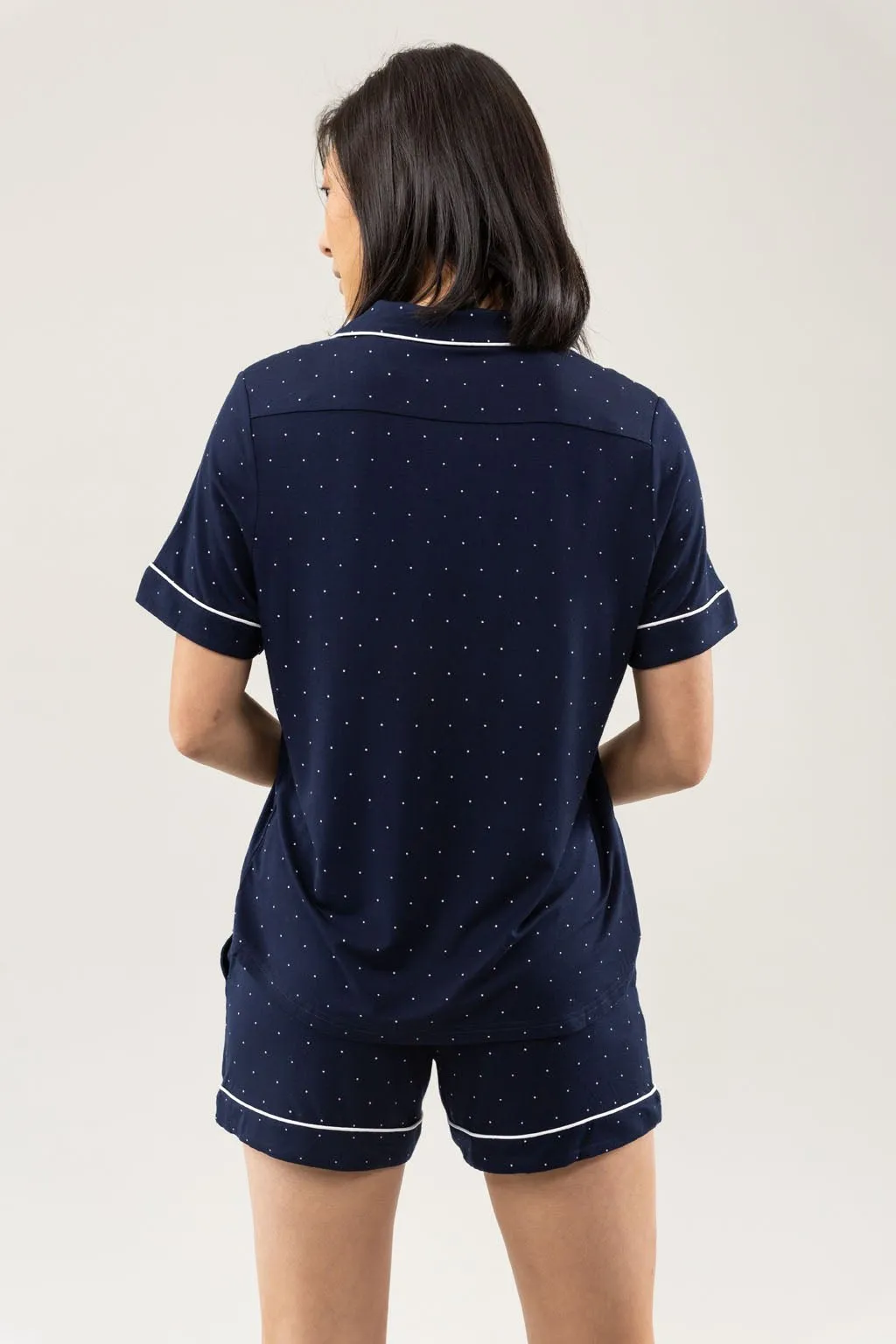 Last Chance Women's Bamboo Stretch-Knit Short Sleeve Pajama Top