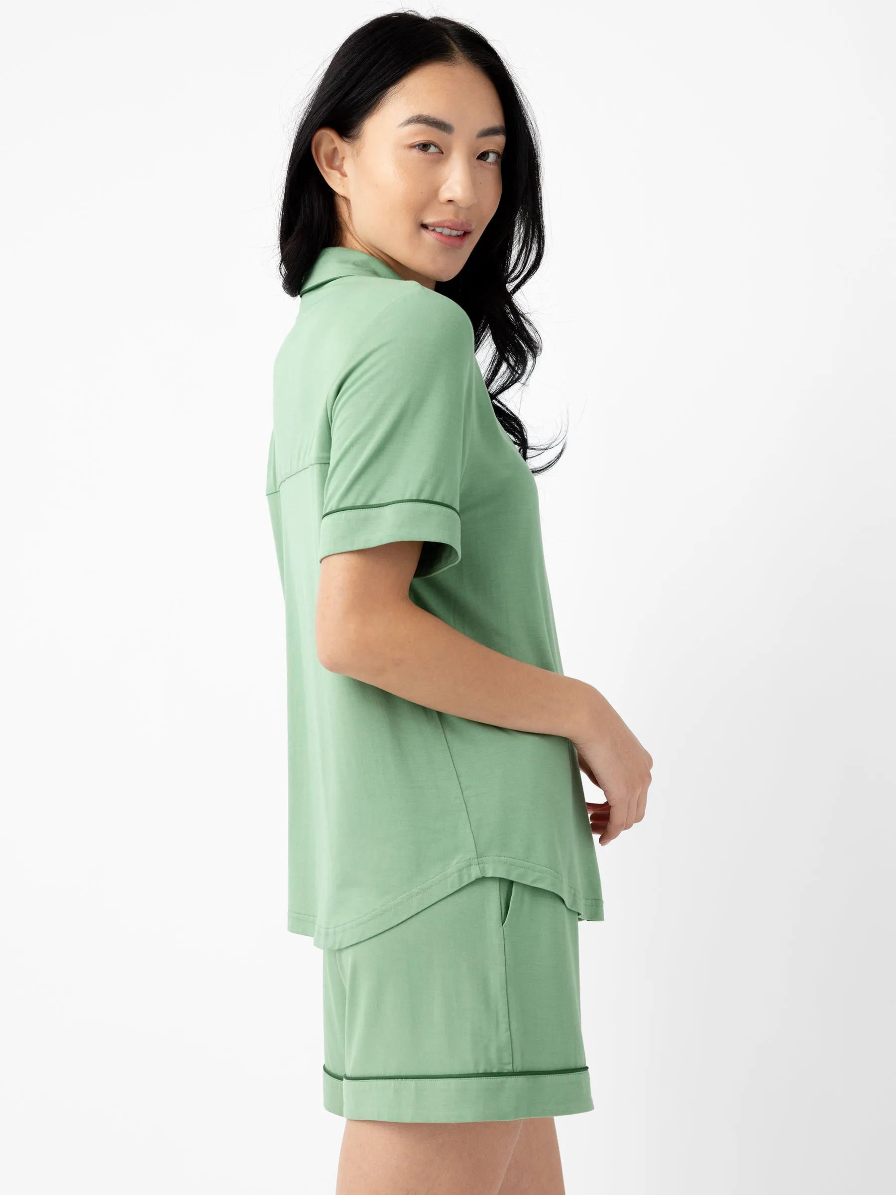 Last Chance Women's Bamboo Stretch-Knit Short Sleeve Pajama Top