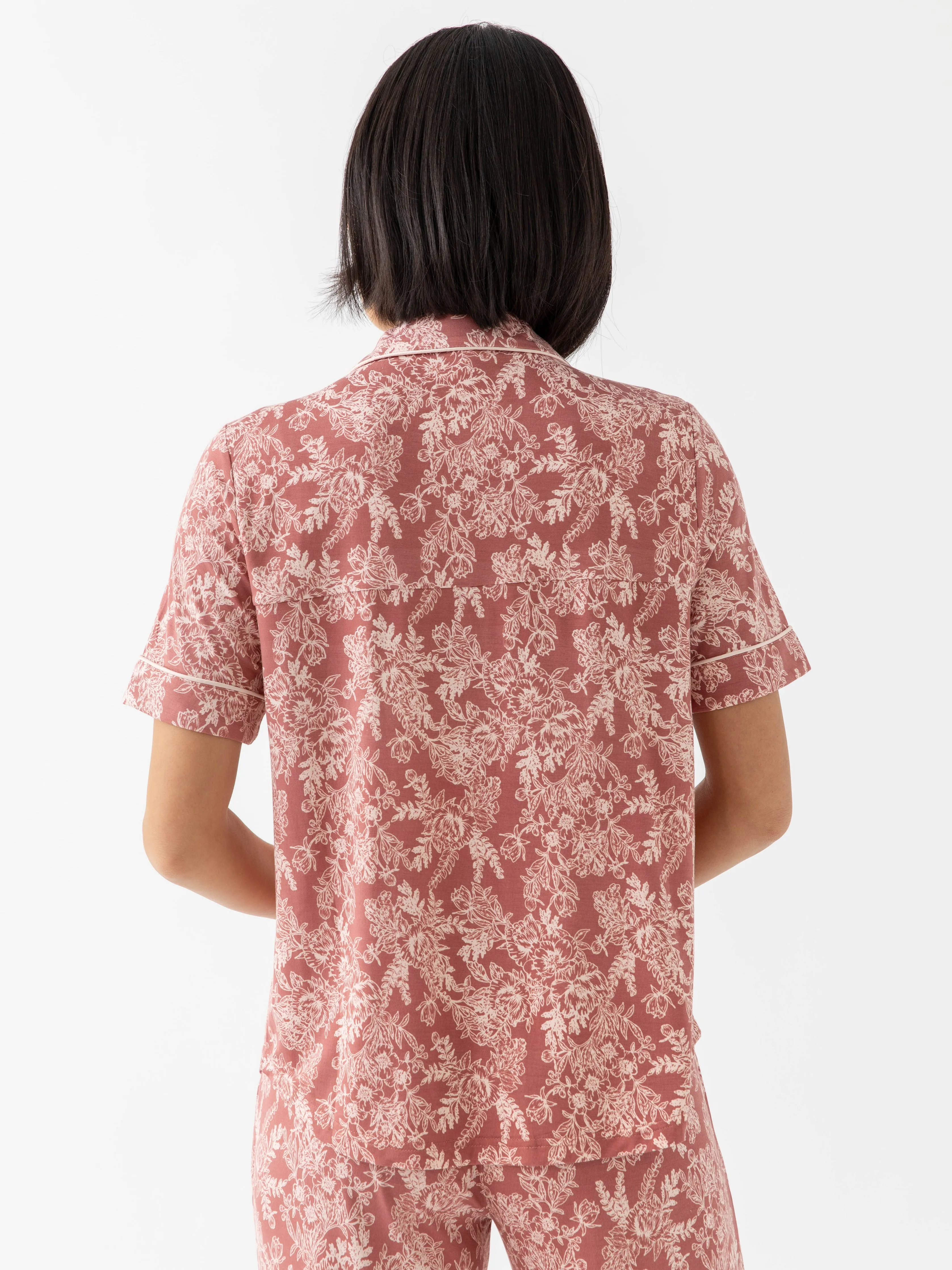 Last Chance Women's Bamboo Stretch-Knit Short Sleeve Pajama Top