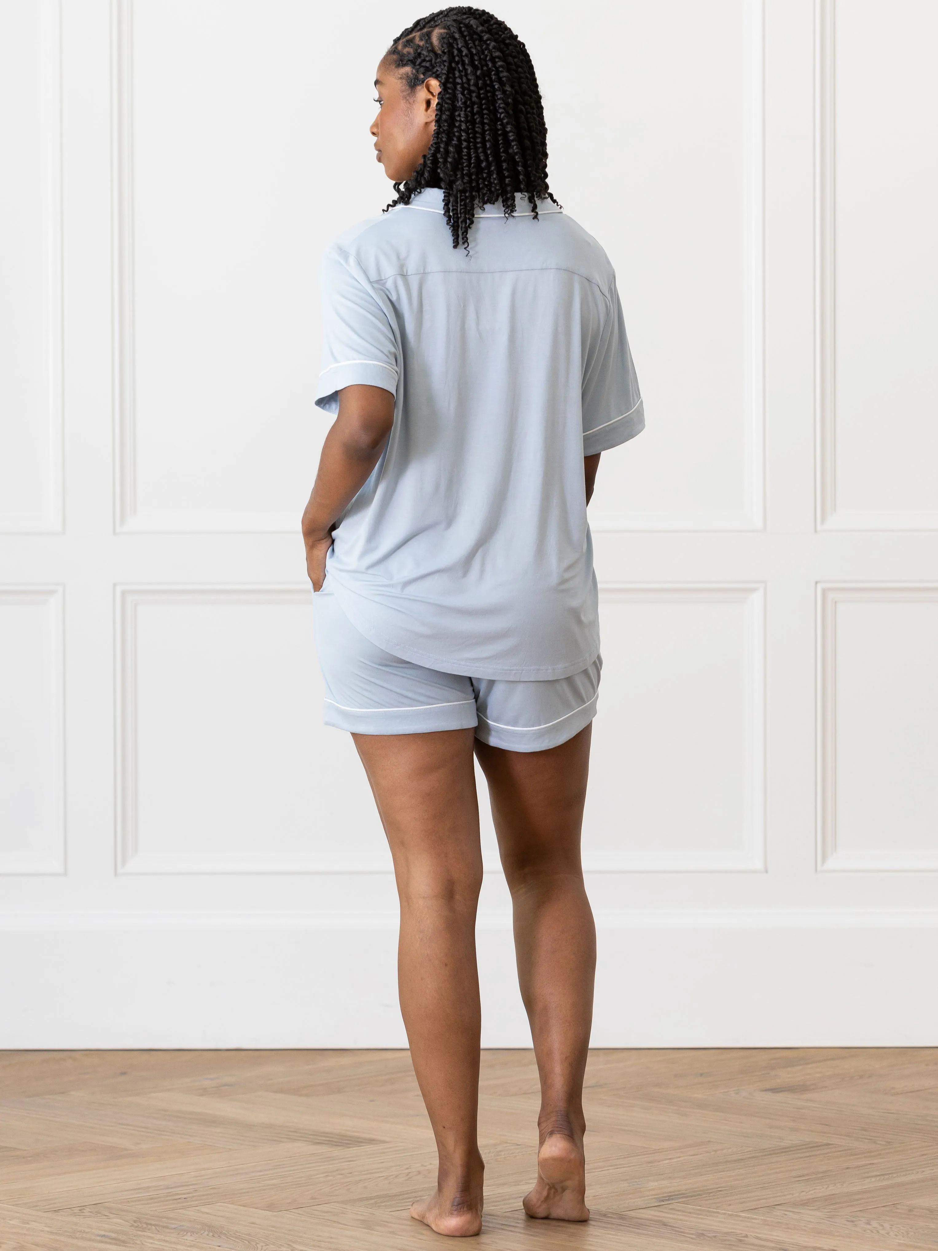 Last Chance Women's Bamboo Stretch-Knit Short Sleeve Pajama Top