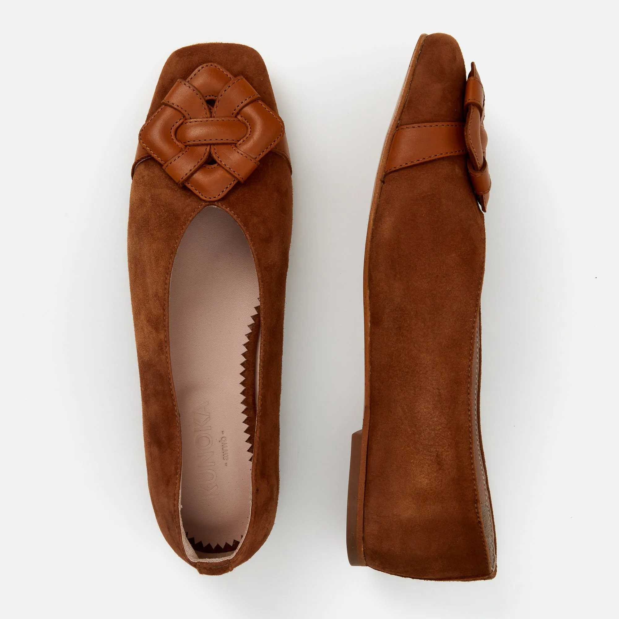 LUCIE ballerina - Chestnut