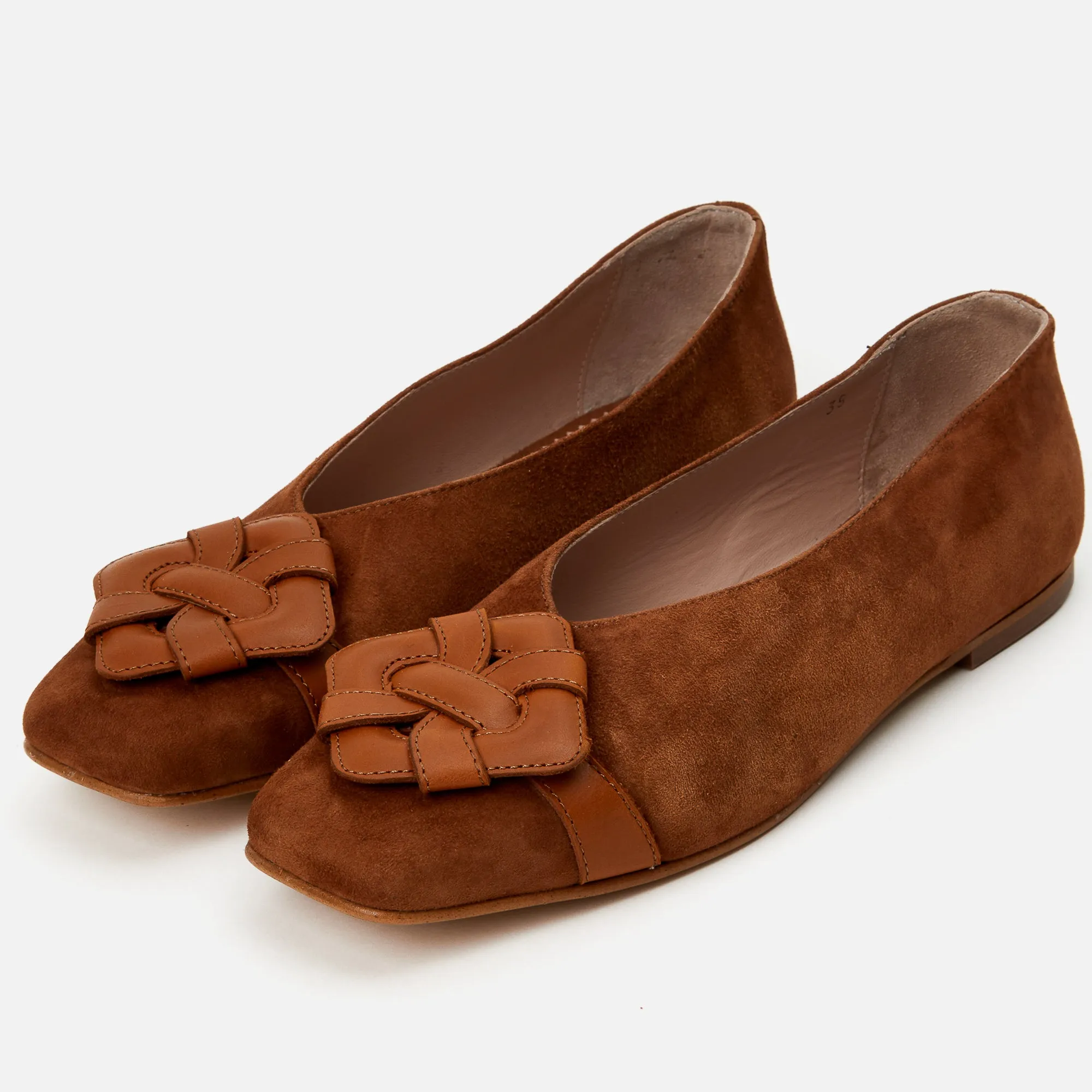LUCIE ballerina - Chestnut