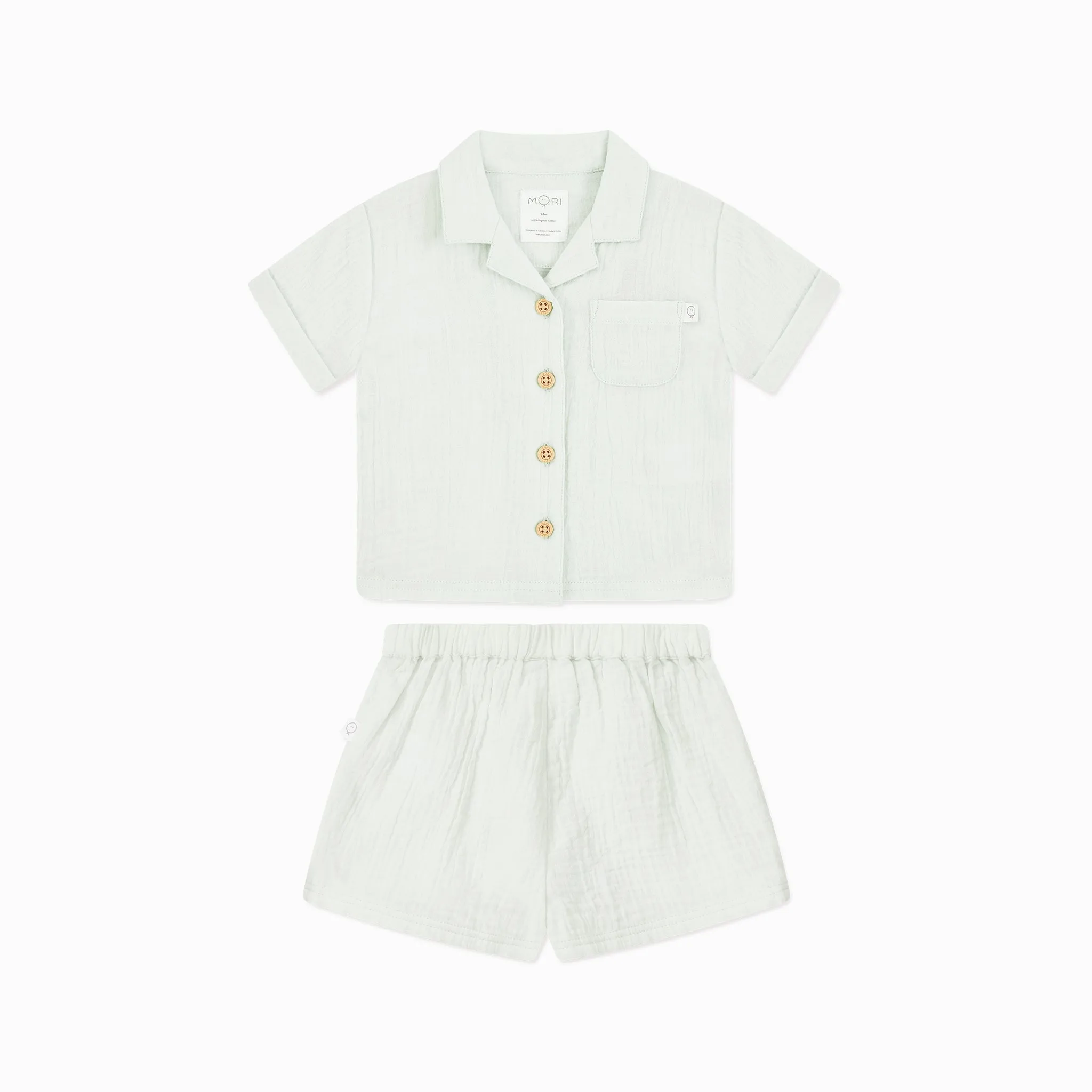 Muslin Shirt & Shorts Outfit