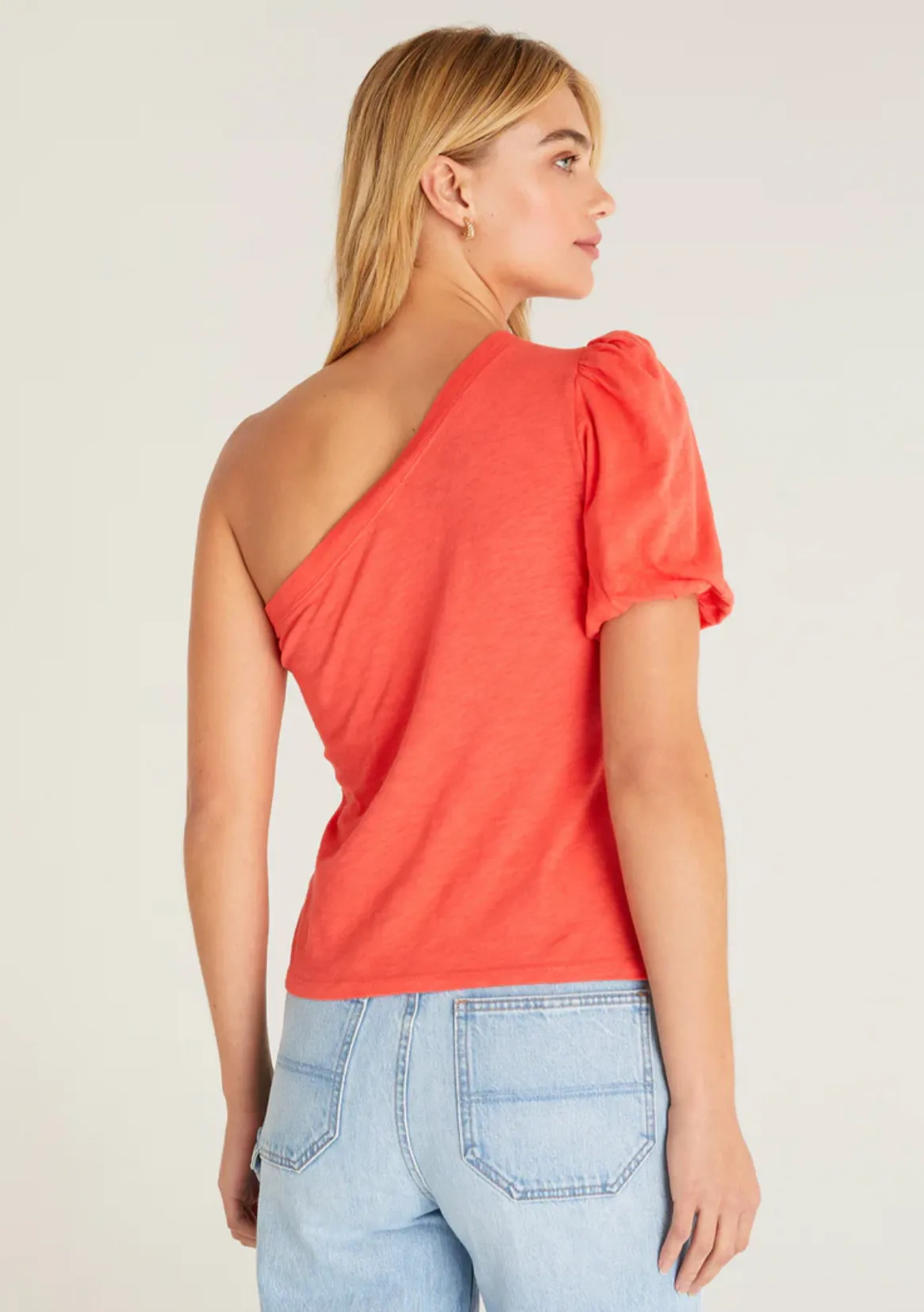 Penelope One Shoulder Top | Firecracker