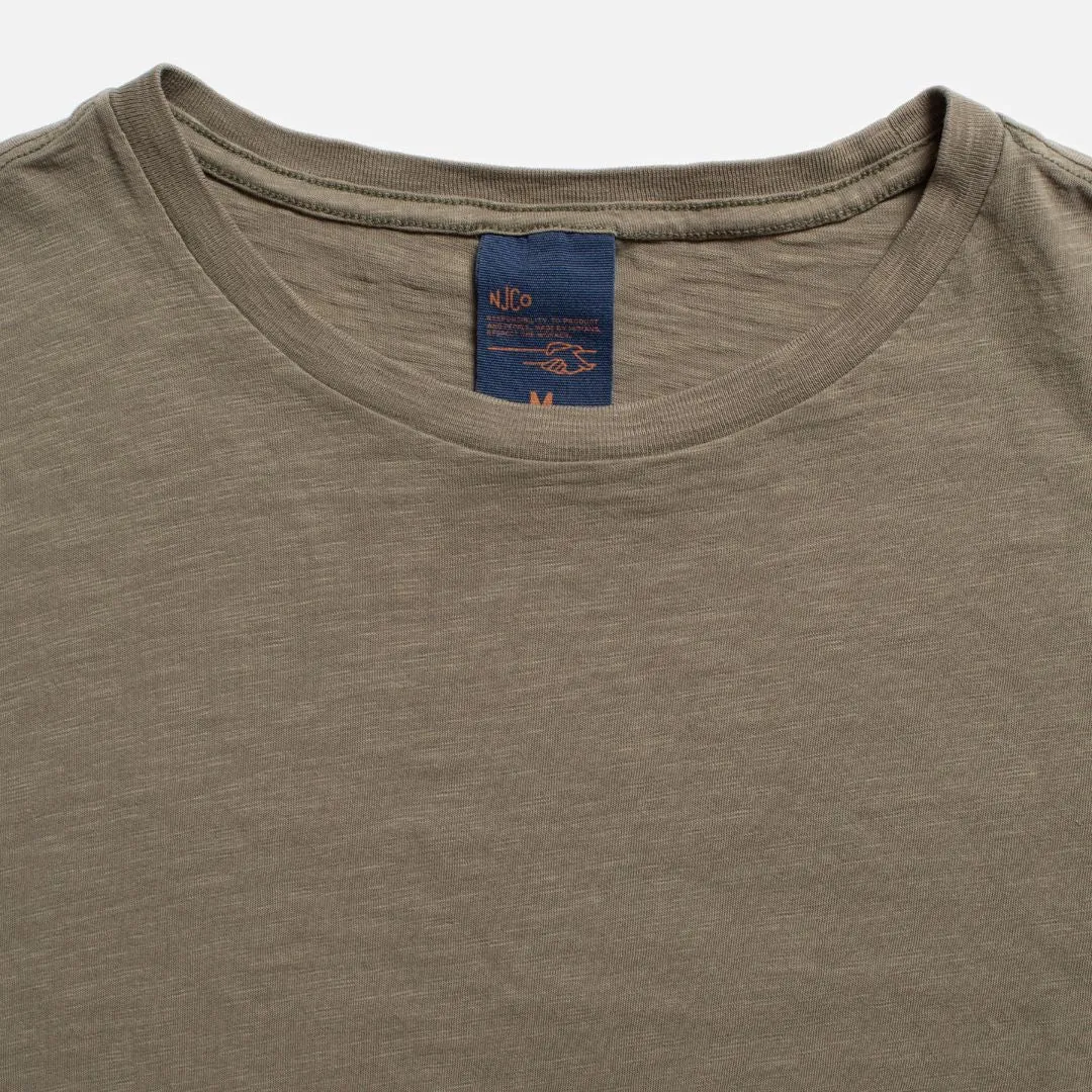Roffe T-Shirt (Pale Olive)