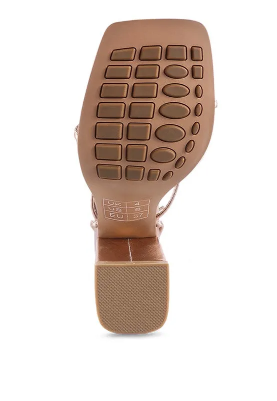 Shewolf Lace-up High Heel Sandals