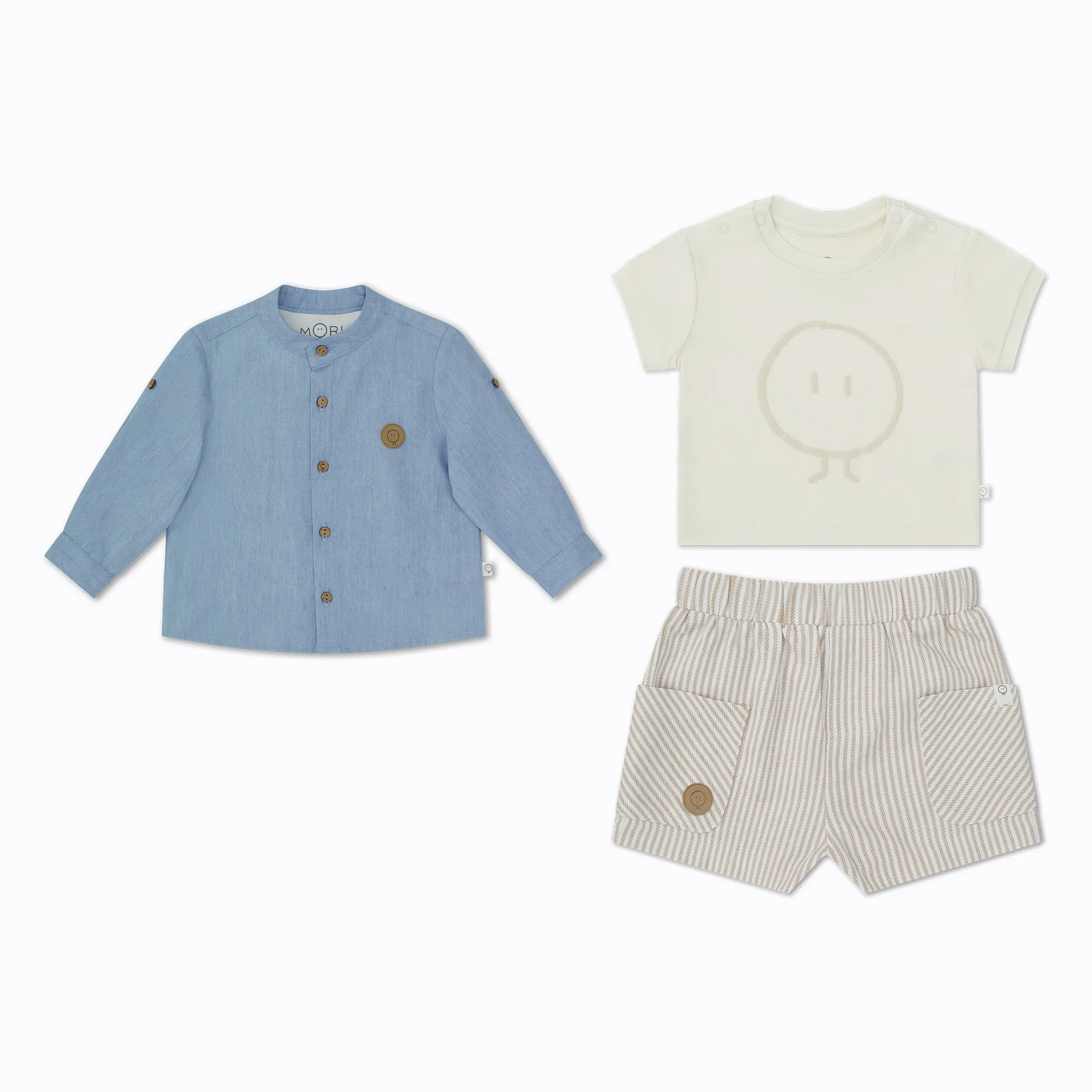 Summer Shirt, Tee & Shorts Outfit