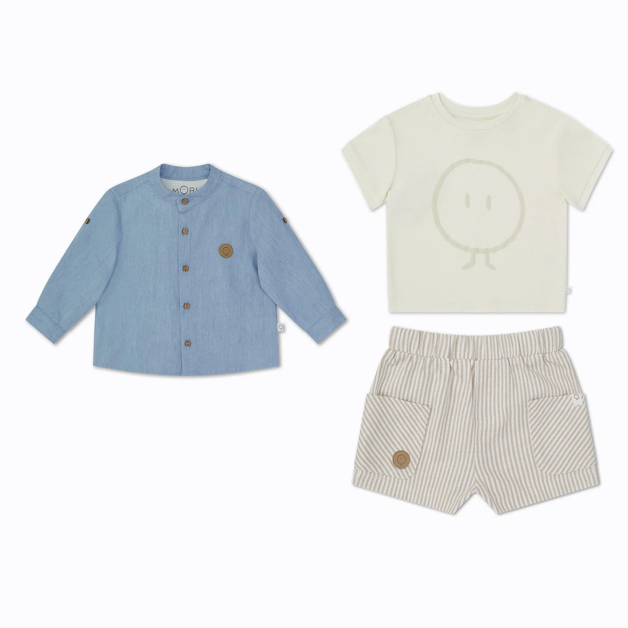 Summer Shirt, Tee & Shorts Outfit
