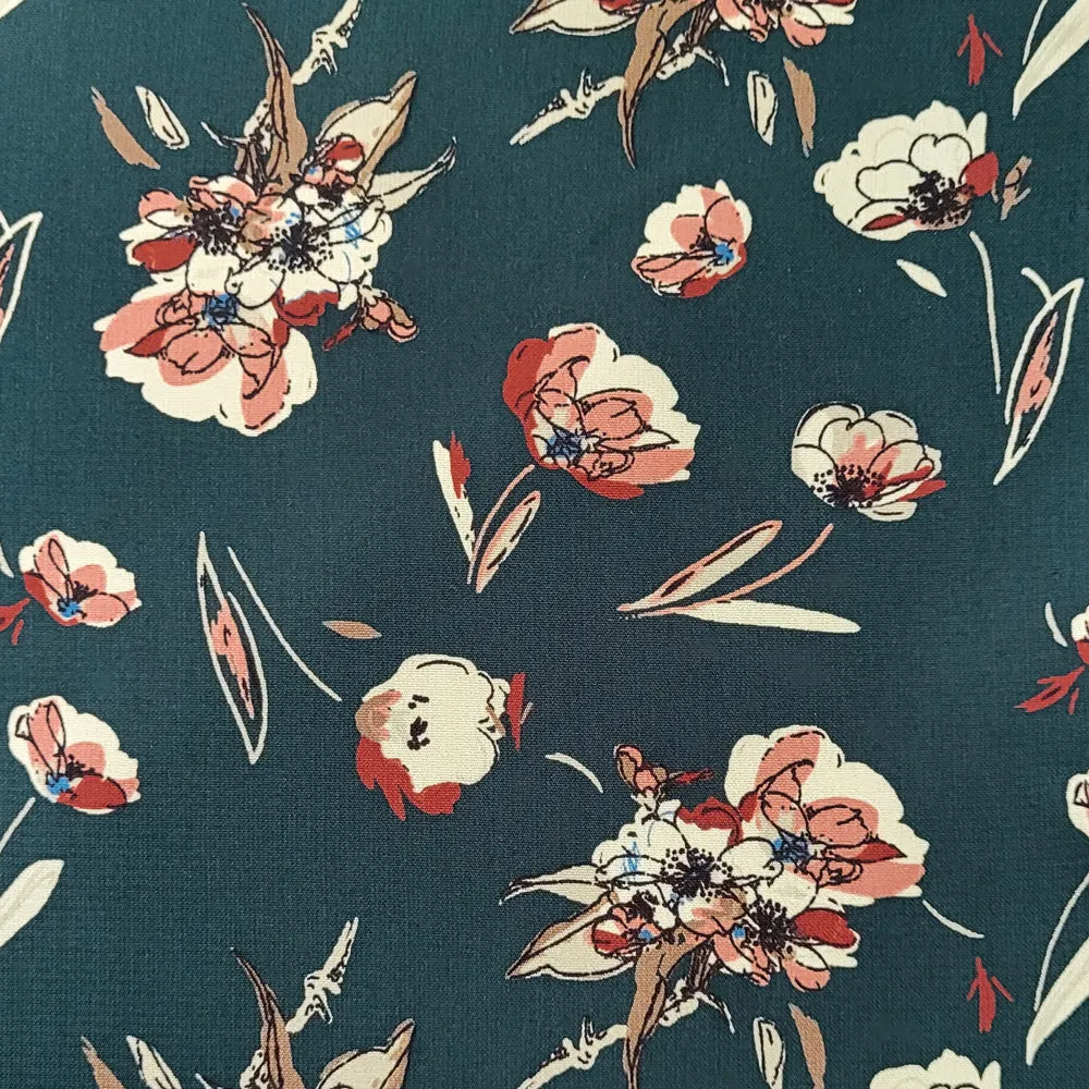 WILBY Floral Sketch Dress (3cols) - FINAL SALE