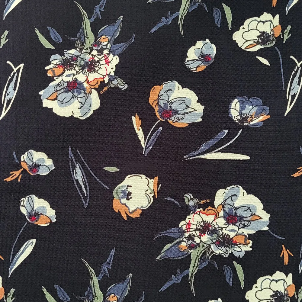 WILBY Floral Sketch Dress (3cols) - FINAL SALE